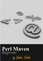 Couverture du livre numérique Perl Maven pour débutant